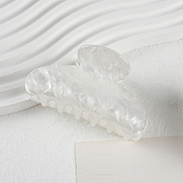 Крабик для волос ANbeauty 8.3 см pearl Белый (AN0103387)