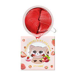 Гидрогелевые патчи Sersanlove StrawBerry Dove Eye Mask 90 г
