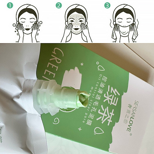 Маска для обличчя Sersanlove Oil Control Clear Pore Mud Mask Green Tea 100 г