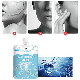 Маска для лица Sersanlove Hyaluronic Acid Live Oxygen Moisturizing Bubble Clay 100 г