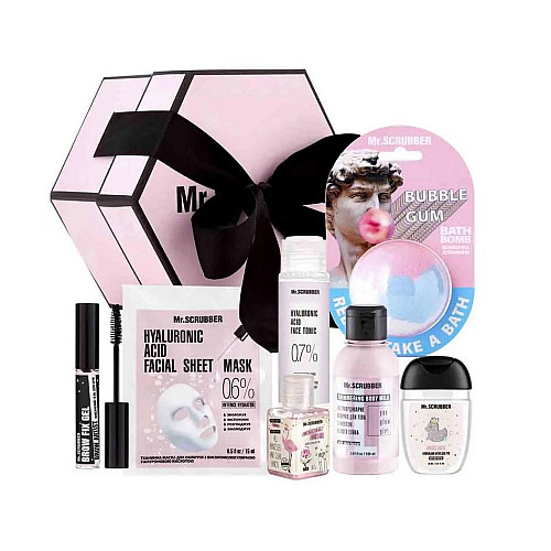 Подарковий набір доглядової косметики для обличчя та тіла Mr.Scrubber Teen Set 7 шт (Mr 0787)