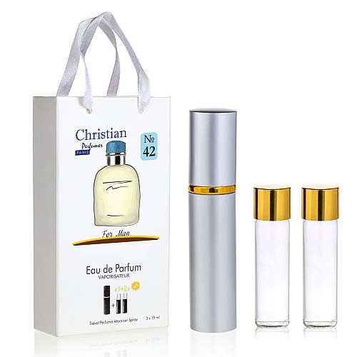 Духи мужские с атомайзером Christian Light Blue Homme № 42 15 мл 3 шт (K-155-042)