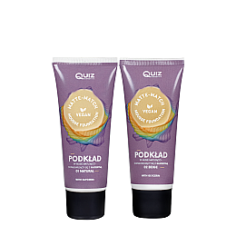 Тональний крем мус для обличчя матуючий Quiz Matte-Match 30 мл 02 Бежевий (QZ 9718)