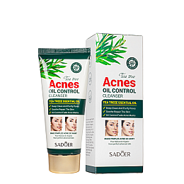 <p>Пенка для умивання від акне та прищів Sadoer Tea Tree Acnes Oil Control з екстрактом чайного дерева 100 г (SD49853)</p>