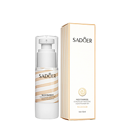 Тональний крем для обличчя зволожуючий двофазний Sadoer Concealer Two Tone Liquid Foundation 35 мл Слоновий (SD51704)
