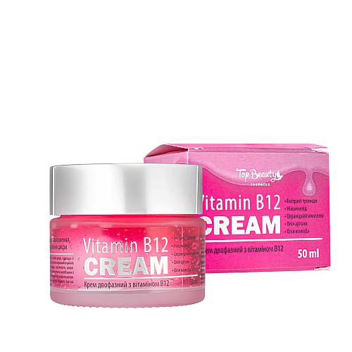 Крем для обличчя з вітаміном В12 Top Beauty Cream Vitamin B12 50 мл (TB-9813)