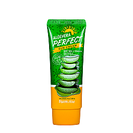 Сонцезахисний крем для обличчя FarmStay Aloe Vera Perfect Sun Cream SPF50+ PA+++ 70 мл (FS 9867)