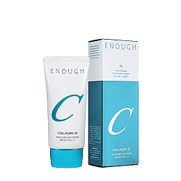 Увлажнюючий сонцезахисний крем з коллагеном Enough Collagen 3Х Moisture Sun Cream SPF50+/PA+++ 50 мл (EN 9870)
