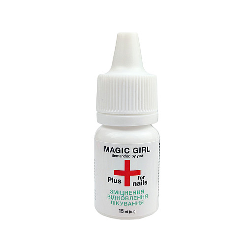 Масло для зміцнення та відновлення нігтьової пластини Magic Girl Plus fo nails 15 мл (PS00777)