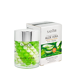 Відновлювальний крем під очі Sadoer Aloe Vera Repair з гіалуроновою кислотою 60 мл (SD51780)