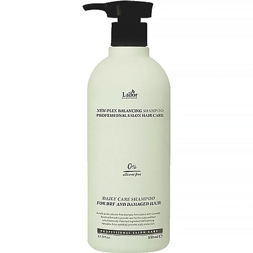 Шампунь для сухих і пошкоджених волосся La'dor NewPlex Balancing Shampoo професійний 530 мл (La'dor 10043)