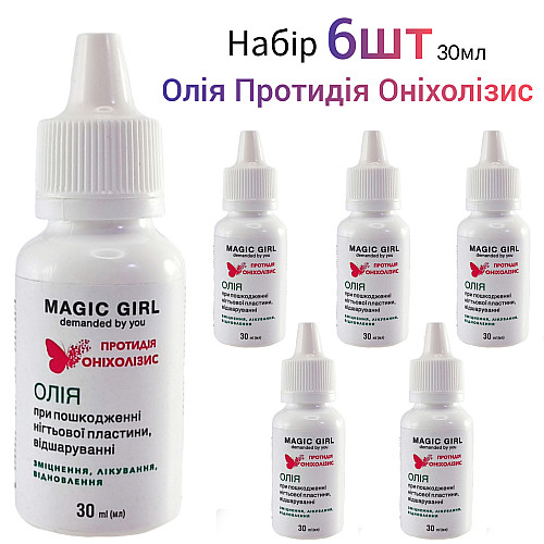 Масло проти онихолізису Magic Girl з фарнезолом та маслом чайного дерева 6х30 мл (AQ001322)