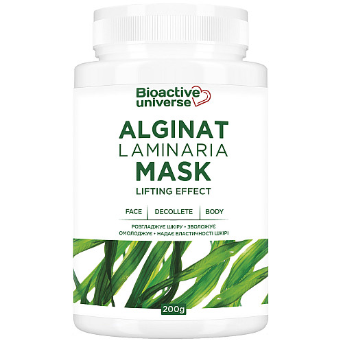 Альгинатная маска для лица и тела Bioactive Universe с ламинарией 200 г (hub_q7fbkc)