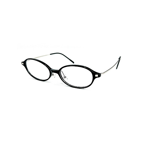 Очки для компьютера LuckyLOOK Blue Blocker Эллипсы женские Черно-серебристый 713-628
