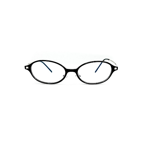 Очки для компьютера LuckyLOOK Blue Blocker Эллипсы женские Черно-серебристый 713-628