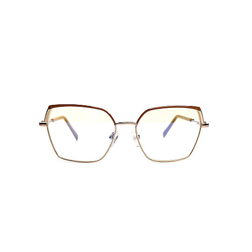 Очки для компьютера LuckyLOOK Blue Blocker Фешн-классика женские Коричнево-золотистый 713-475