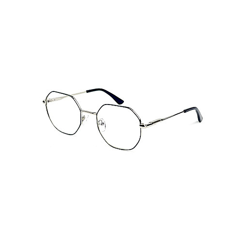 Очки для компьютера LuckyLOOK Blue Blocker Фешн-классика женские Черно-серебристый 713-437