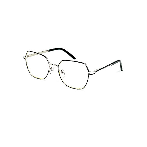 Очки для компьютера LuckyLOOK Blue Blocker Фешн-классика женские Черно-серебристый 713-390