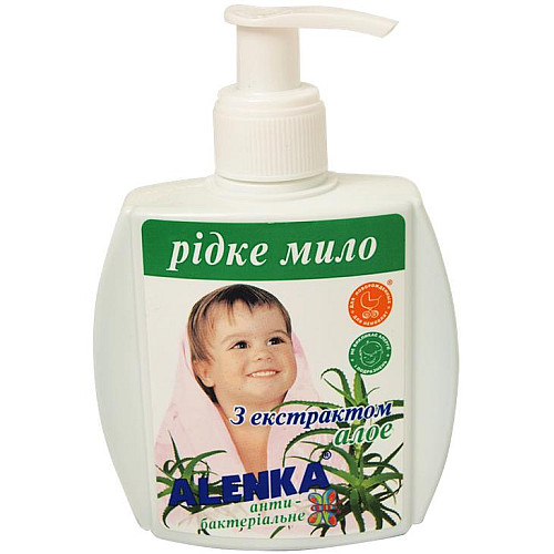 Жидке мило дитяче Alenka з екстрактом алое 200 г (90783770)