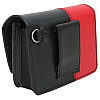 Сумка на ремень из кожи Fouquet Черный (6326HN black red)