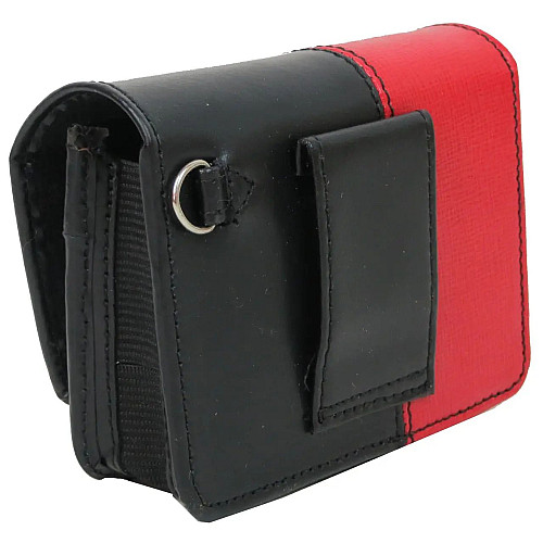 Сумка на ремень из кожи Fouquet Черный (6326HN black red)