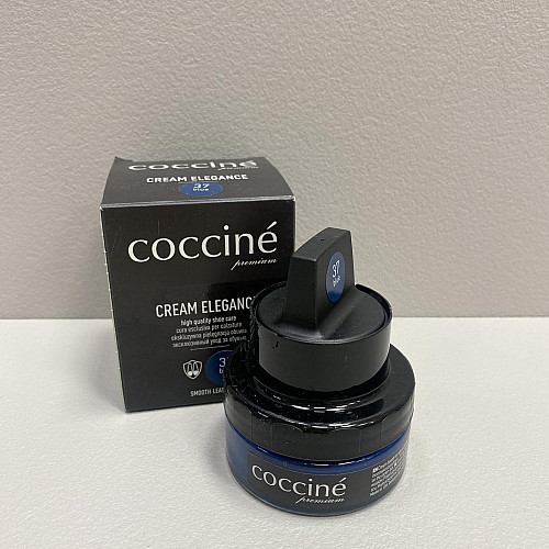 Крем для взуття з губкою Coccine Cream Elegance Голубий 50 мл 2125