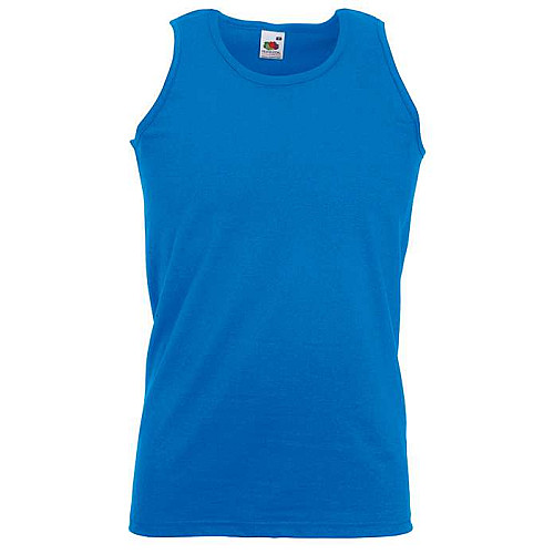 Майка Fruit of the loom Athletic vest S Синий (61-098-0)