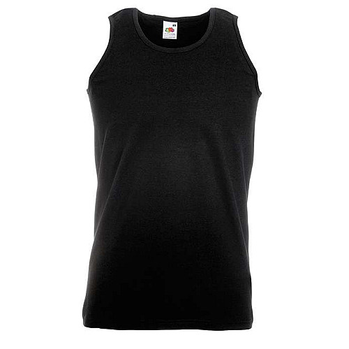Майка Fruit of the loom Athletic vest 4XL Чорний (61-098-0)