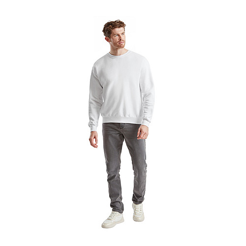 Пуловер Fruit of the loom Classic set-in sweat L Белый (62-202-0)