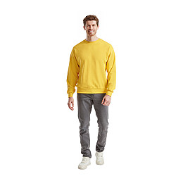 Пуловер Fruit of the loom Classic set-in sweat L Желтый (62-202-0)