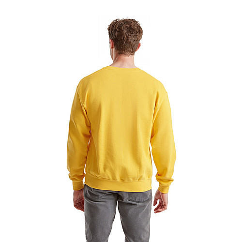 Пуловер Fruit of the loom Classic set-in sweat L Желтый (62-202-0)