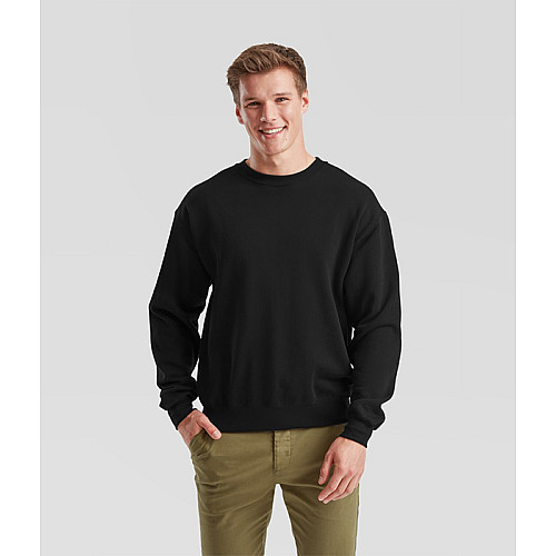 Пуловер Fruit of the loom Classic set-in sweat L Черный (62-202-0)