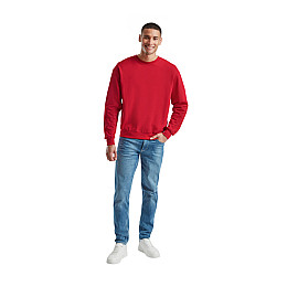 Пуловер Fruit of the loom Classic set-in sweat L Красный 