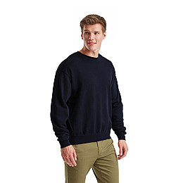 Пуловер Fruit of the loom Classic set-in sweat L Темно-синий 
