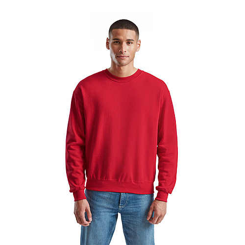 Пуловер Fruit of the loom Classic set-in sweat XL Красный (62-202-0)