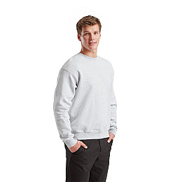 Пуловер Fruit of the loom Classic set-in sweat XL Сірий-ліловий (62-202-0)