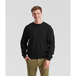 Пуловер Fruit of the loom Classic set-in sweat 2XL Чорний (62-202-0)