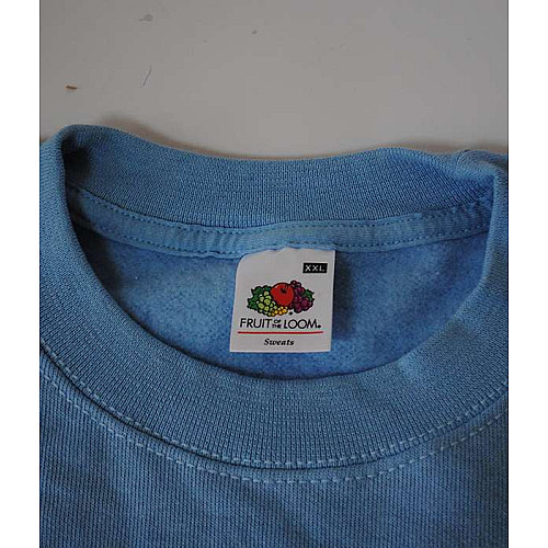 Пуловер Fruit of the loom Classic set-in sweat 2XL Голубой (62-202-0)