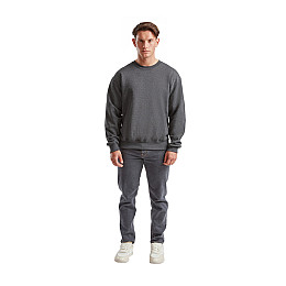 Пуловер Fruit of the loom Classic set-in sweat L Темно-серый (62-202-0)