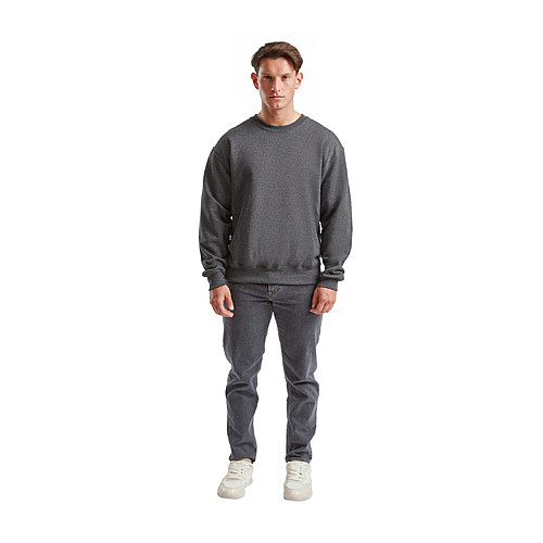 Пуловер Fruit of the loom Classic set-in sweat M Темно-серый (62-202-0)