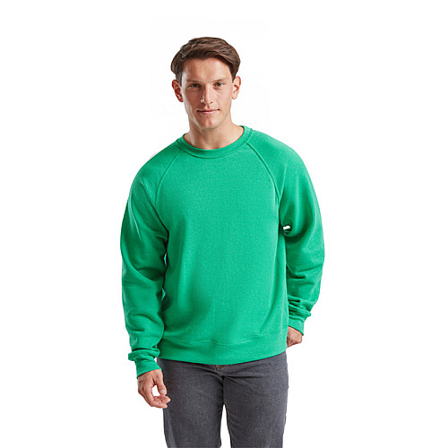 Пуловер Fruit of the loom Classic set-in sweat L Зеленый (62-202-0)