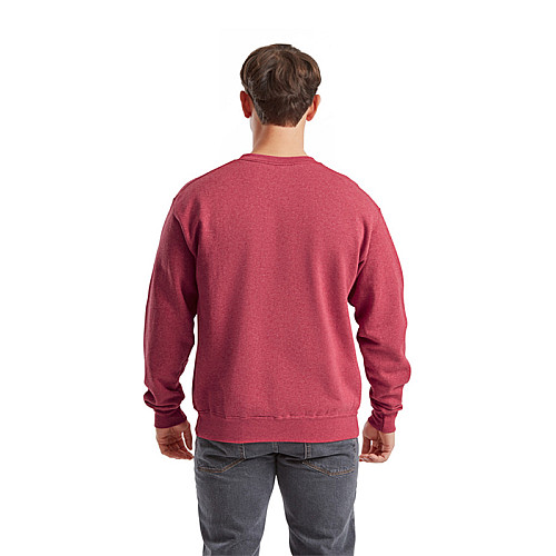 Пуловер Fruit of the loom Classic set-in sweat L Красный (62-202-0)