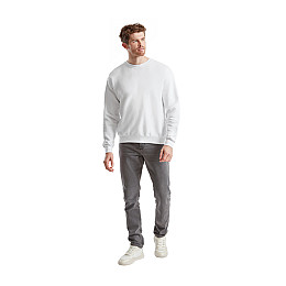 Пуловер Fruit of the loom Classic set-in sweat S Белый (62-202-0)