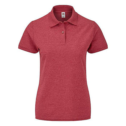 Поло Fruit of the loom 65/35 Polo Lady-Fit XL Червоний (63-212-0)