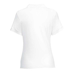 Поло Fruit of the loom 65/35 Polo Lady-Fit XS Білий (63-212-0)