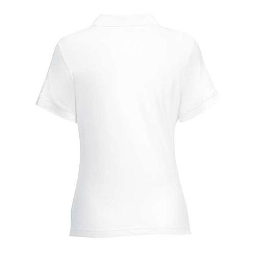 Поло Fruit of the loom 65/35 Polo Lady-Fit XS Белый (63-212-0)
