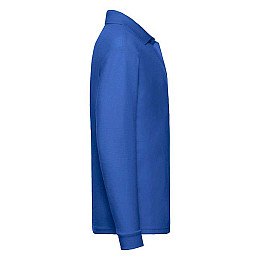Поло Fruit of the loom 65/35 Long sleeve polo Kids 104 см Синий (63-201-0)