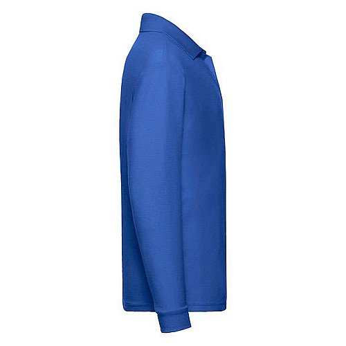 Поло Fruit of the loom 65/35 Long sleeve polo Kids 104 см Синий (63-201-0)