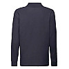 Поло Fruit of the loom 65/35 Long sleeve polo Kids 116 см Темно-синий (63-201-0)