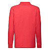 Поло Fruit of the loom 65/35 Long sleeve polo Kids 104 см Красный (63-201-0)